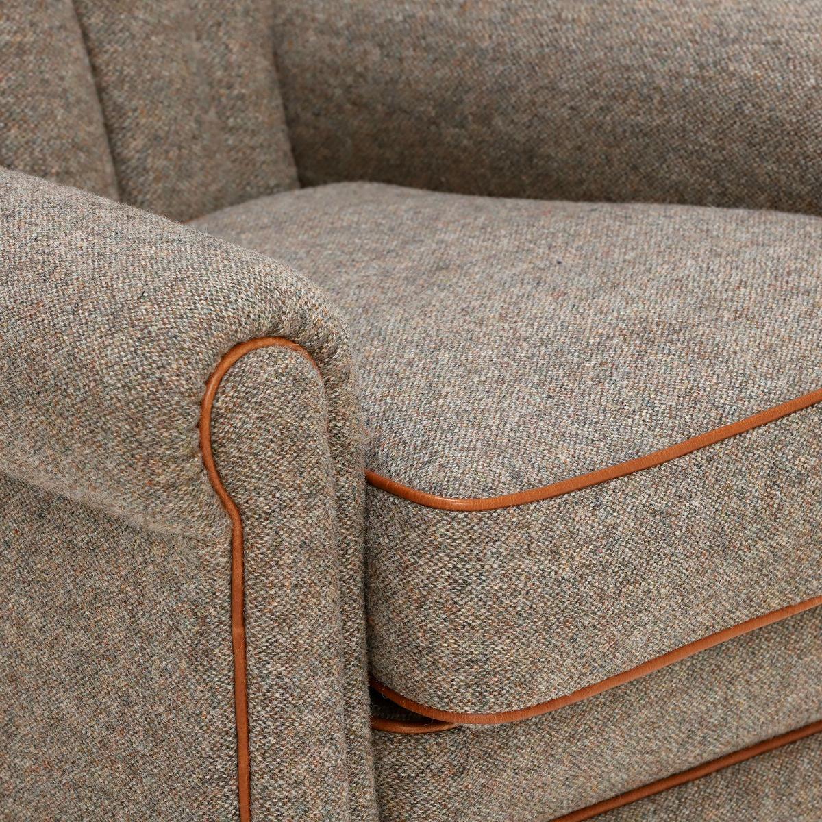 Tetrad Harris Tweed Dunmore Armchair, Cream Fabric | Barker & Stonehouse – image 4