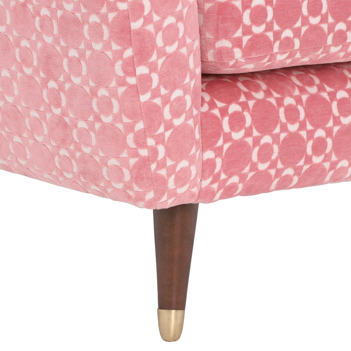 Orla Kiely Rose Fabric Armchair, Blue | Barker & Stonehouse – image 4