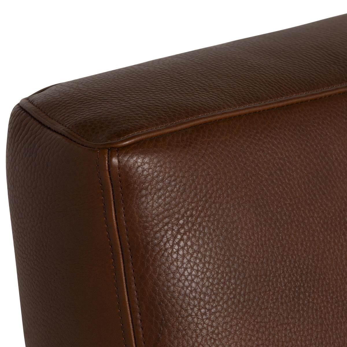 Chance Swivel Armchair, Brown Leather | Barker & Stonehouse – image 3