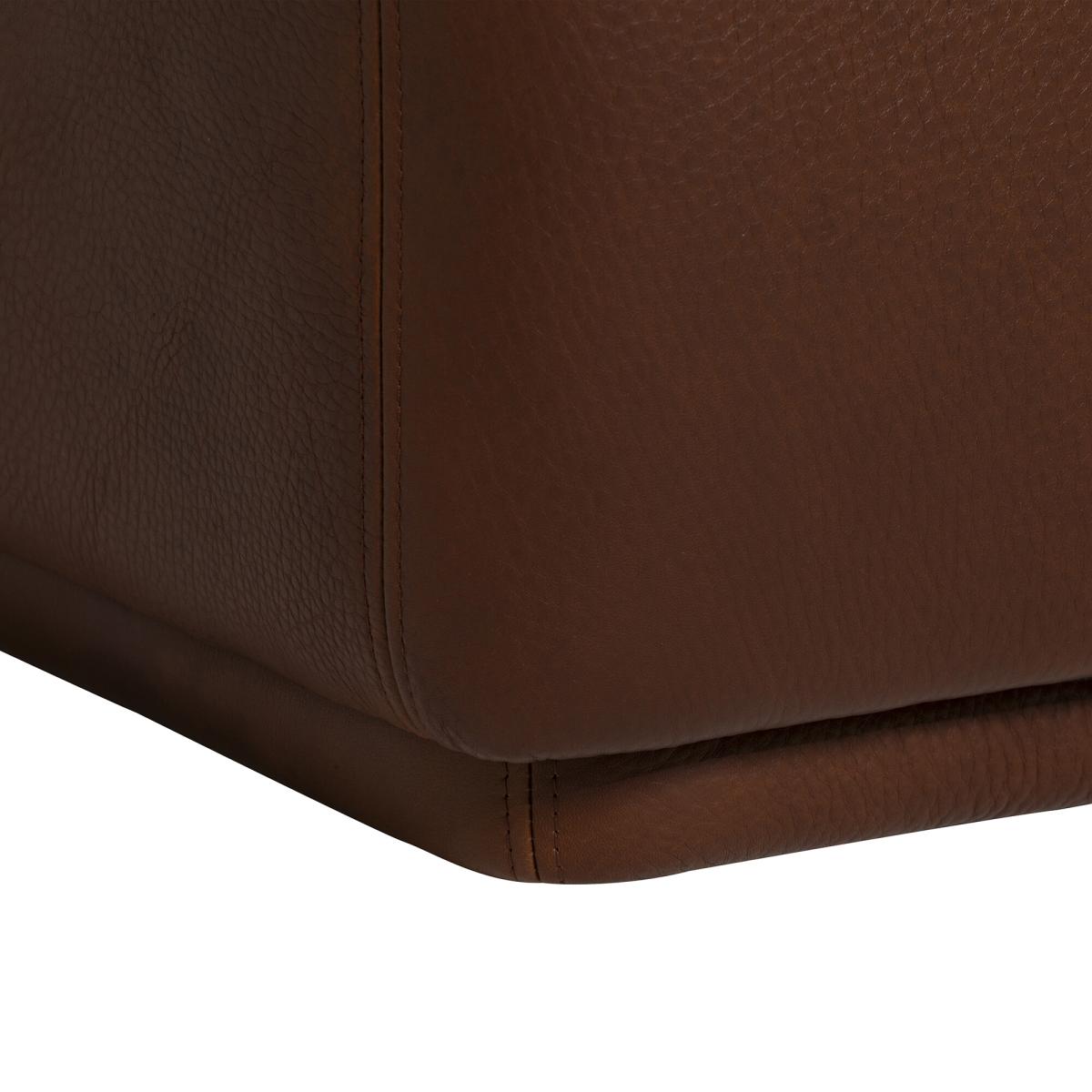 Chance Swivel Armchair, Brown Leather | Barker & Stonehouse – image 5