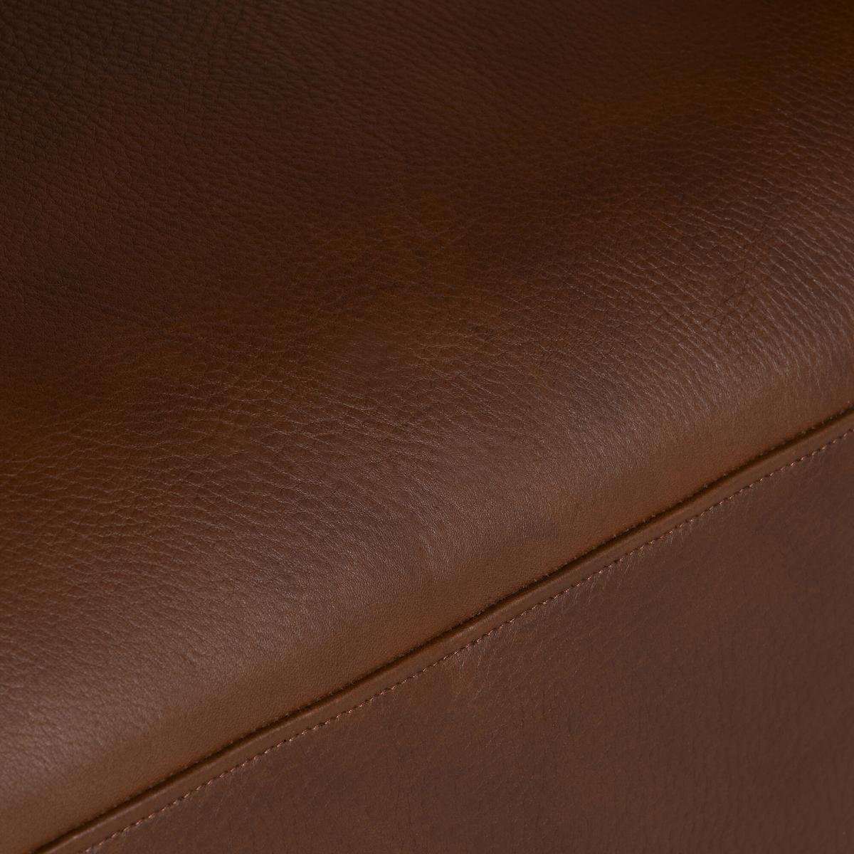 Chance Swivel Armchair, Brown Leather | Barker & Stonehouse – image 7