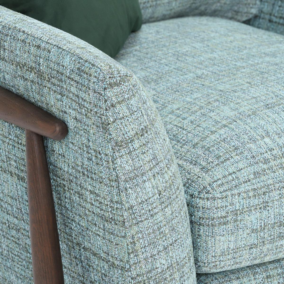 Ercol Forli Armchair, Green Fabric | Barker & Stonehouse – image 2
