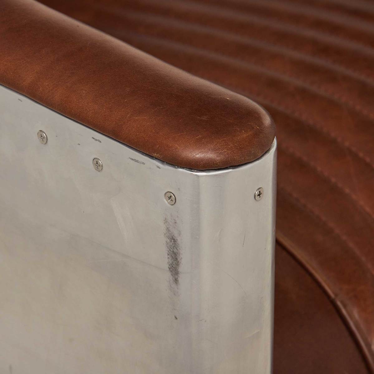 Timothy Oulton Aviator Tomcat Armchair, Vintage Cigar and Spitfire – image 7