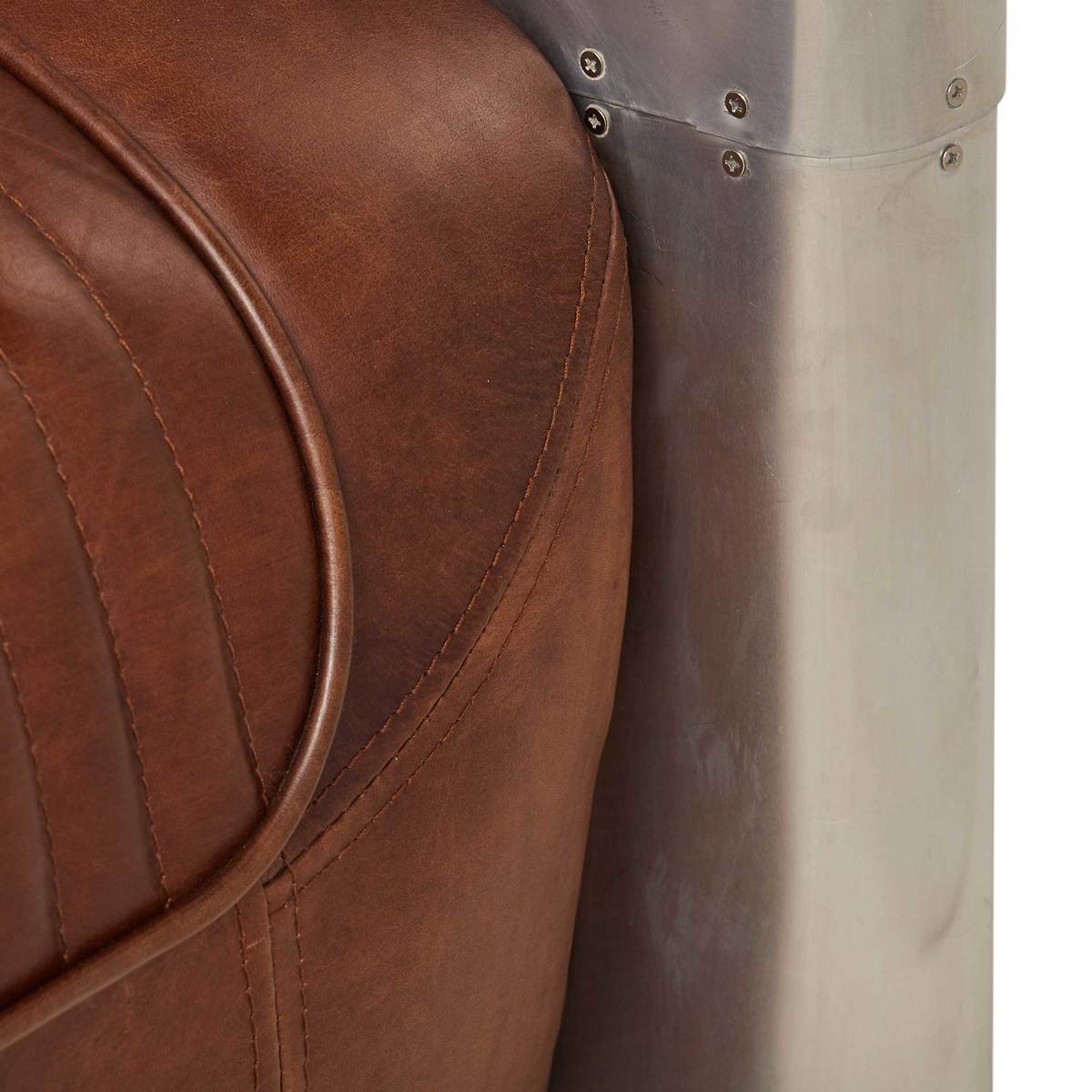 Timothy Oulton Aviator Tomcat Armchair, Vintage Cigar and Spitfire – image 9