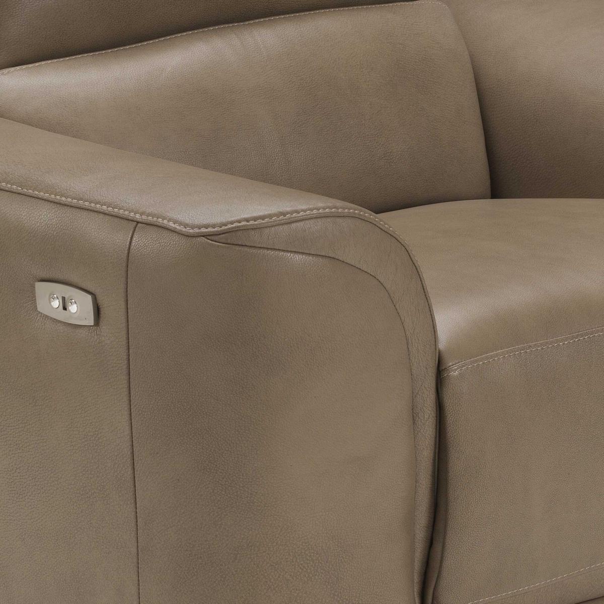 Marshall Power Armchair, Brown Leather | Barker & Stonehouse – image 3