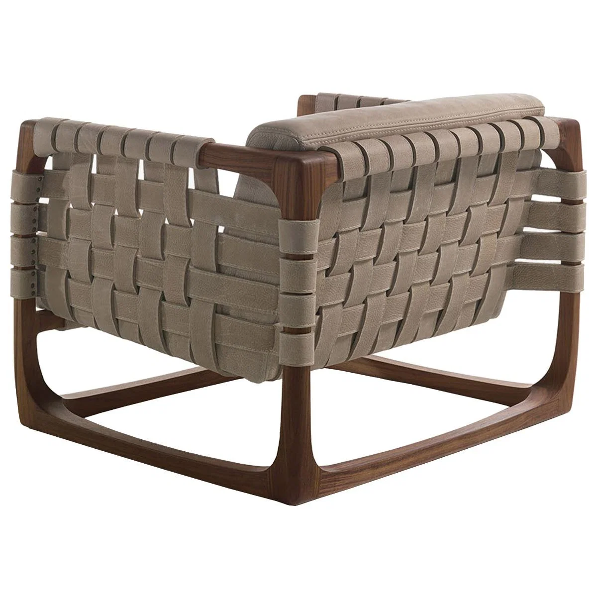 Riva 1920 Bungalow Armchair, Brown Leather | Riva 1920 – image 3