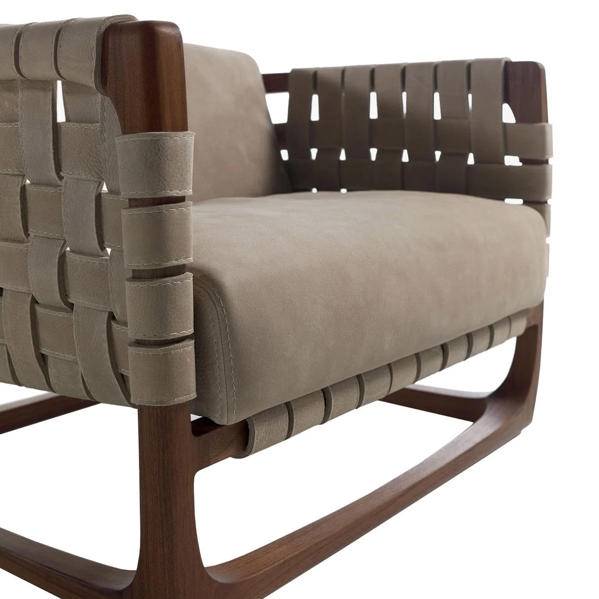 Riva 1920 Bungalow Armchair, Brown Leather | Riva 1920 – image 4