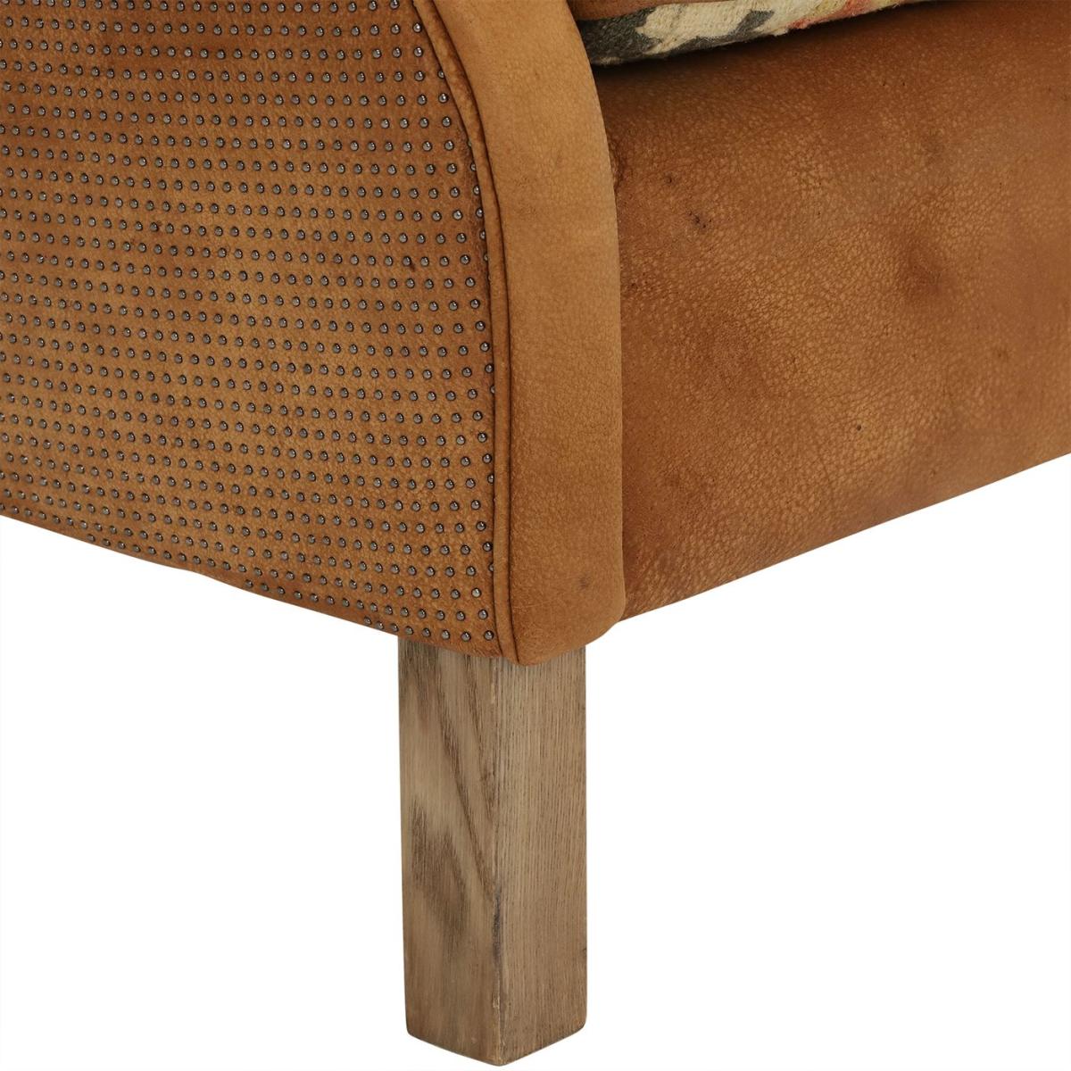 Timothy Oulton Stud Professor Armchair, Brown Leather | Barker & Stonehouse – image 4