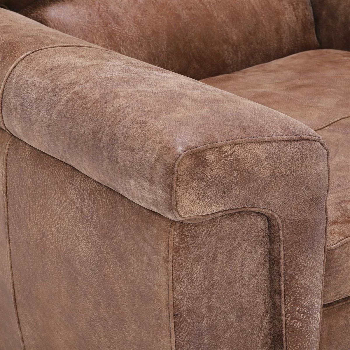 Berisso Armchair, Brown Leather | Barker & Stonehouse – image 2
