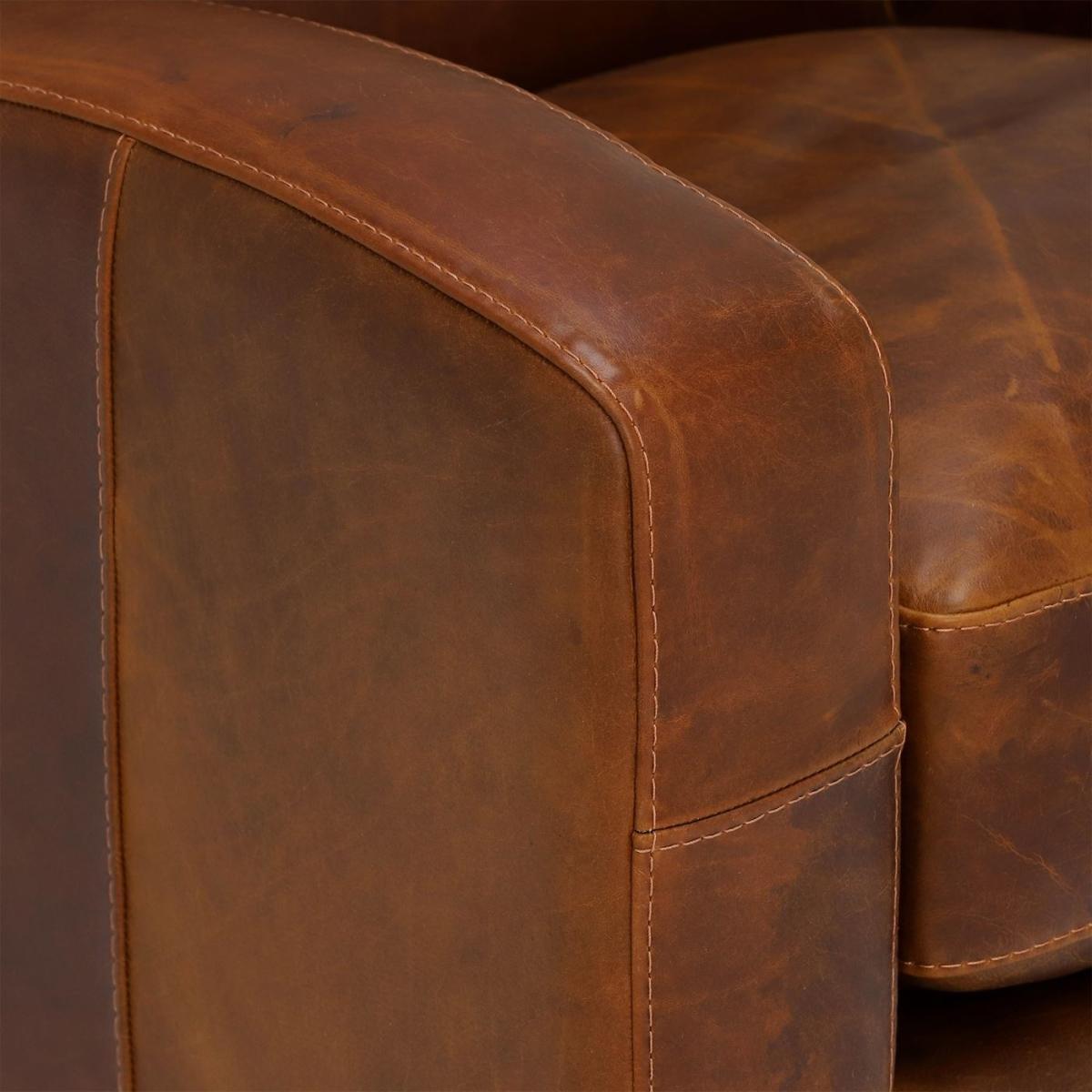 New Kilda Leather Swivel Chair – image 3
