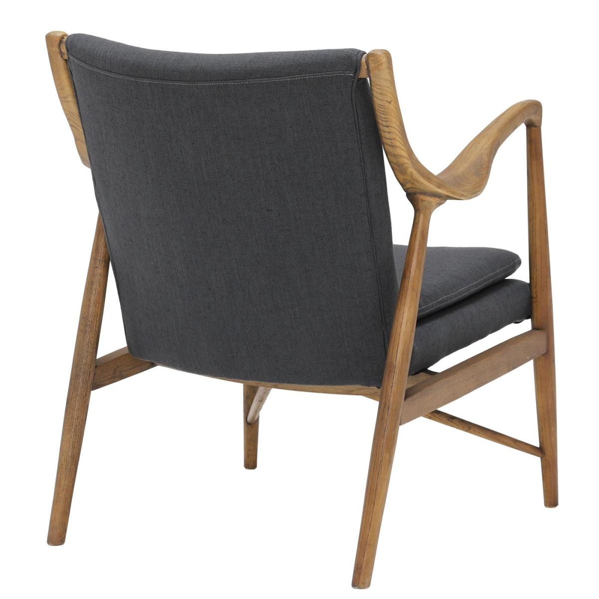Zabelle Armchair, Grey Fabric | Barker & Stonehouse – image 3