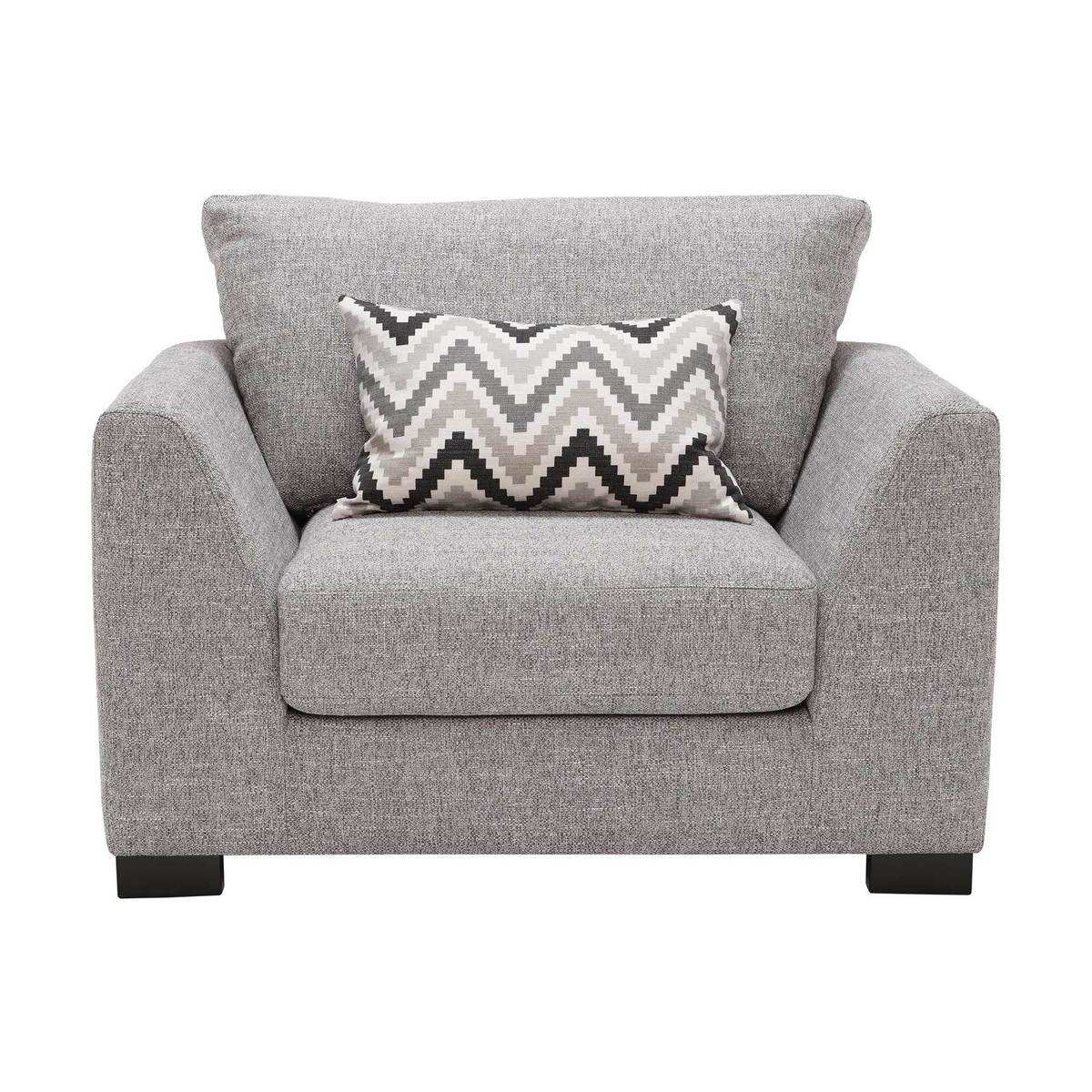Stamford Fabric Armchair, Vegas Zinc – image 2