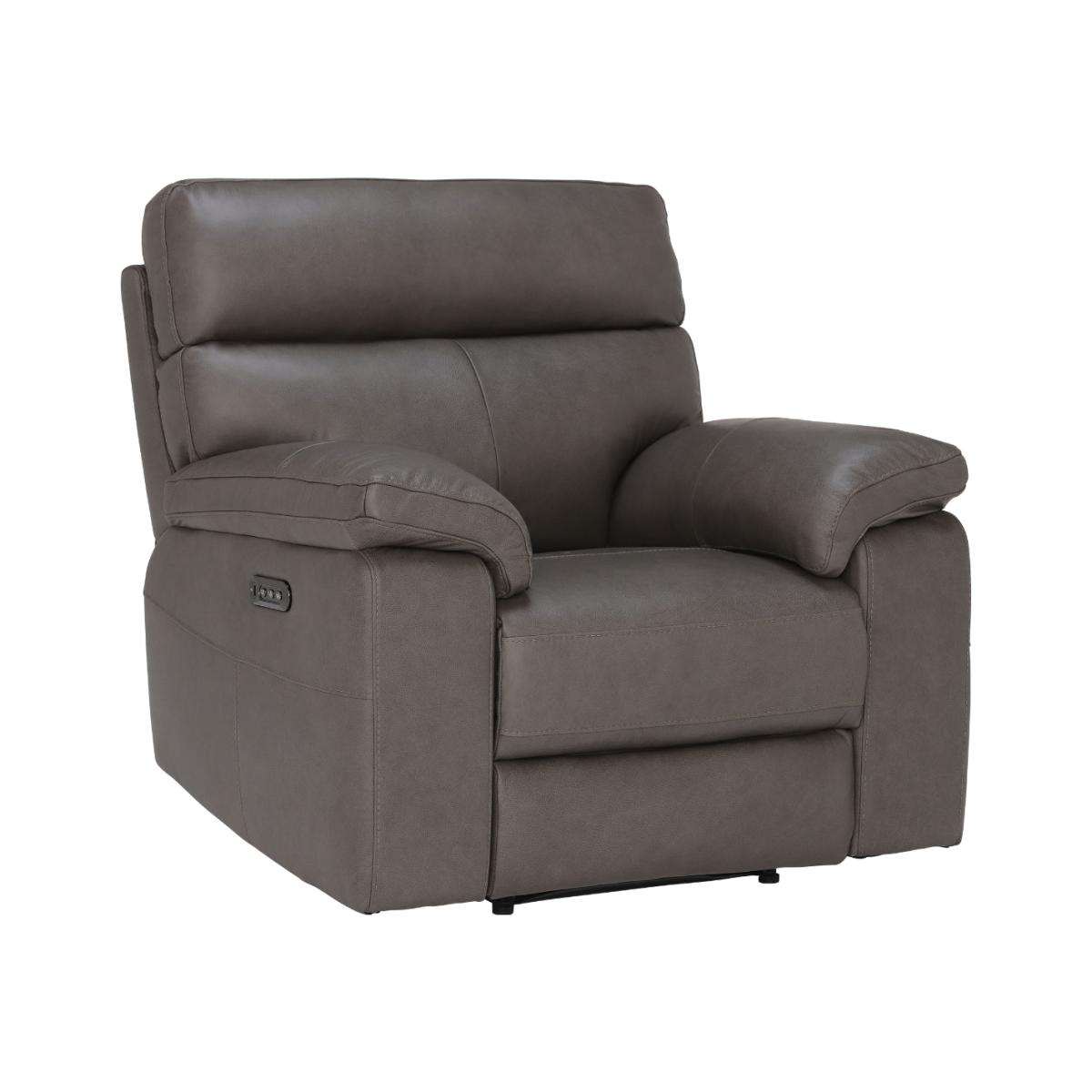 Clark Power Motion Recliner Sofa Leather | Barker & Stonehouse – image 1