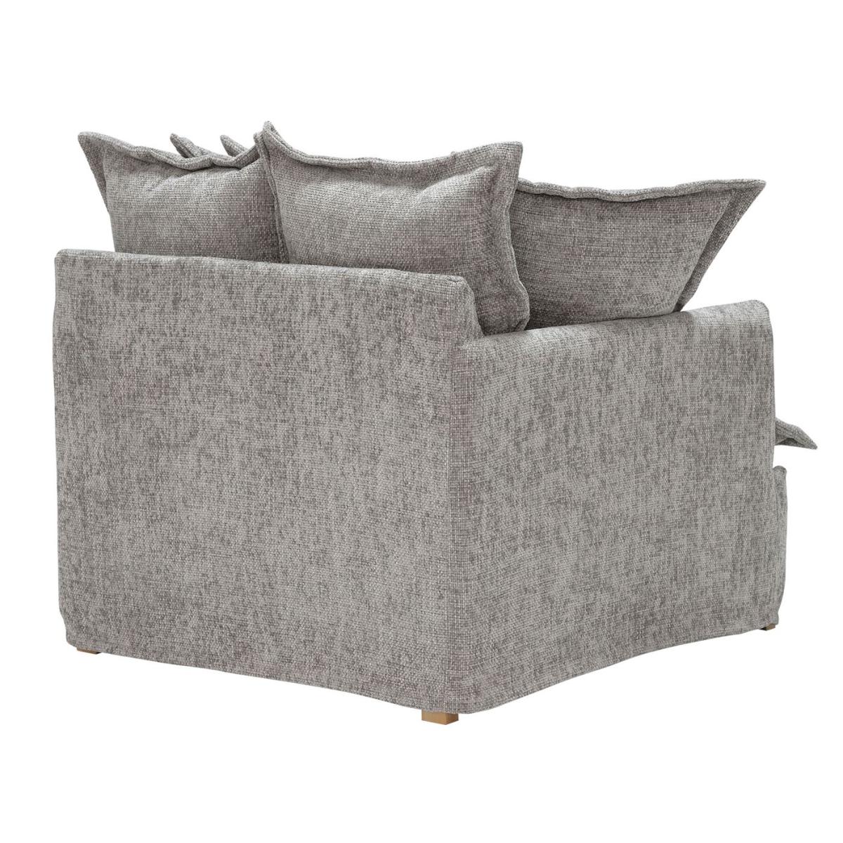 Eden Lounge Armchair, Neutral Fabric | Barker & Stonehouse – image 4