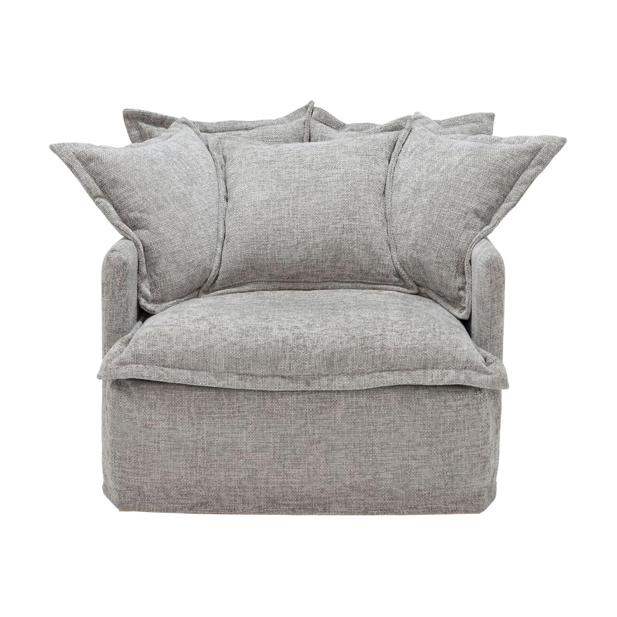 Eden Lounge Armchair, Neutral Fabric | Barker & Stonehouse – image 1