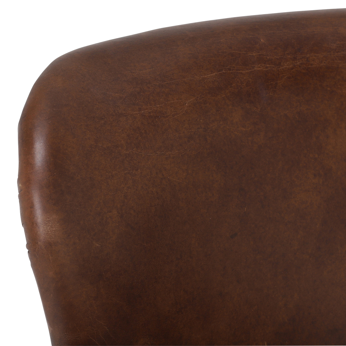 Cavendish Leather Armchair, Vintage Cigar – image 6