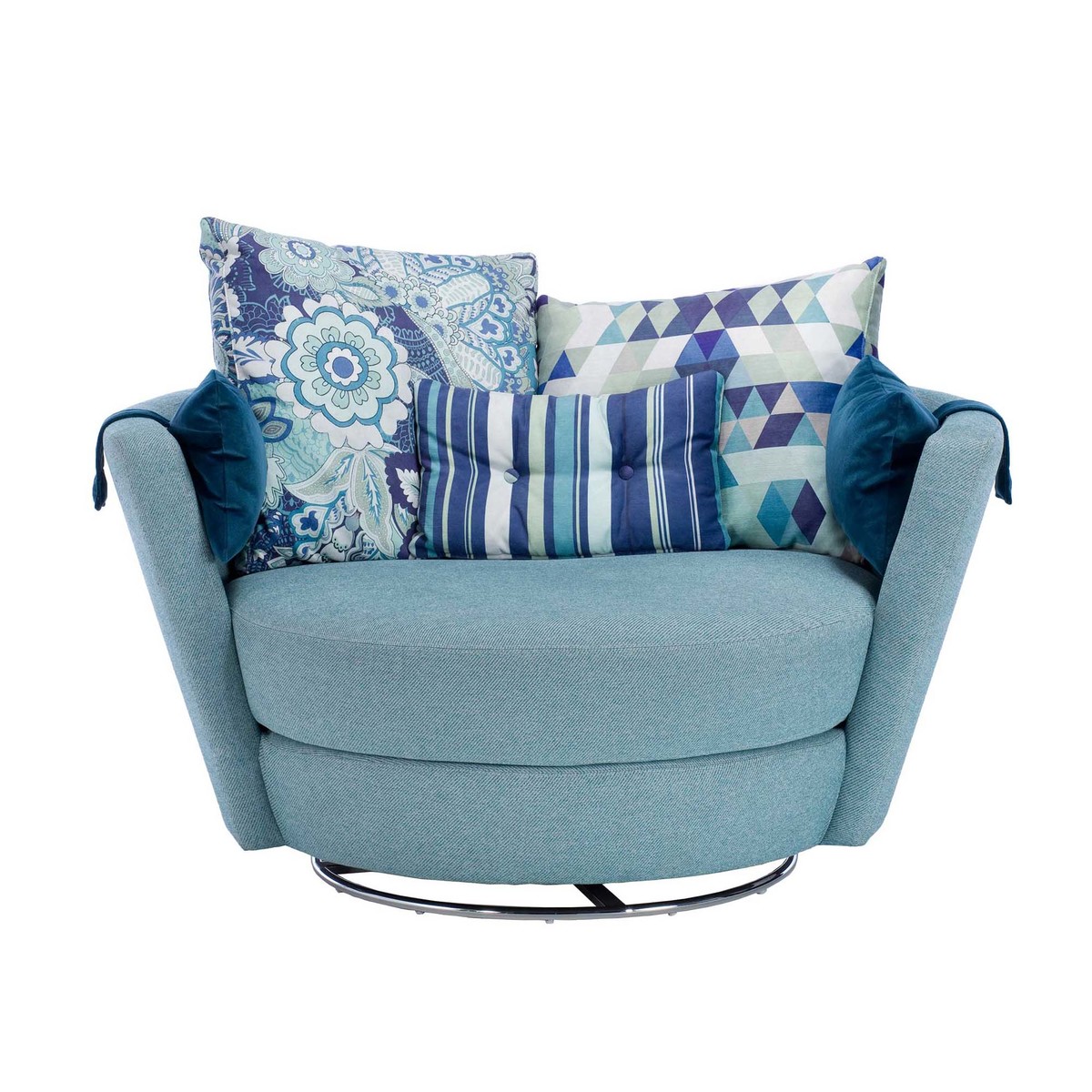 Aragon Swivel Armchair, with speakers and Bluetooth – image 3