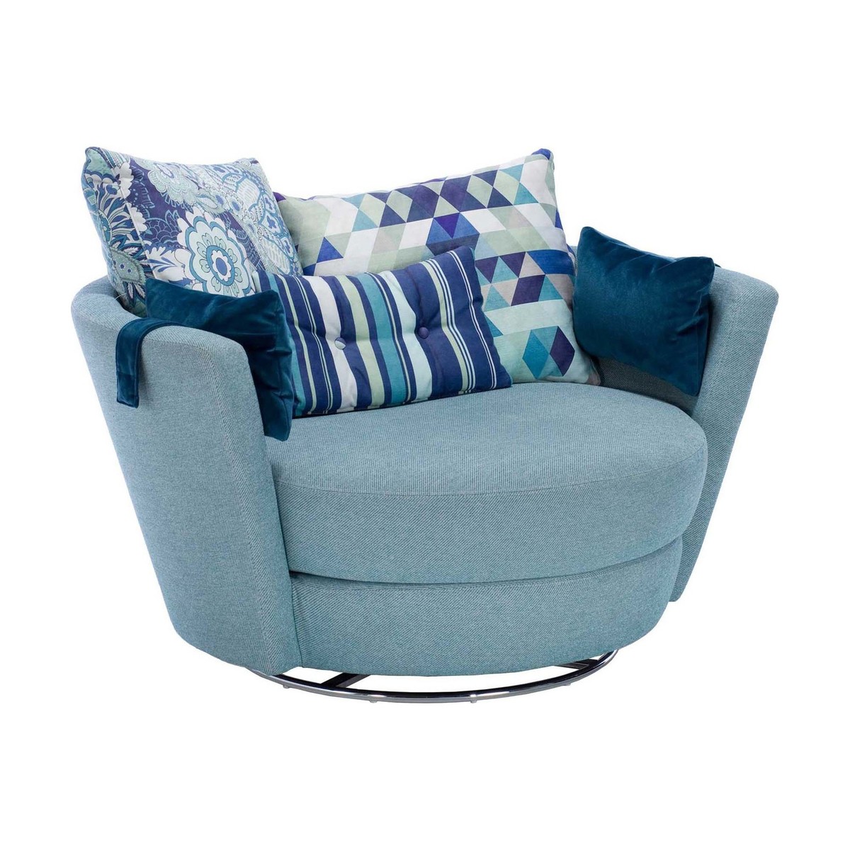 Aragon Swivel Armchair, with speakers and Bluetooth – image 1