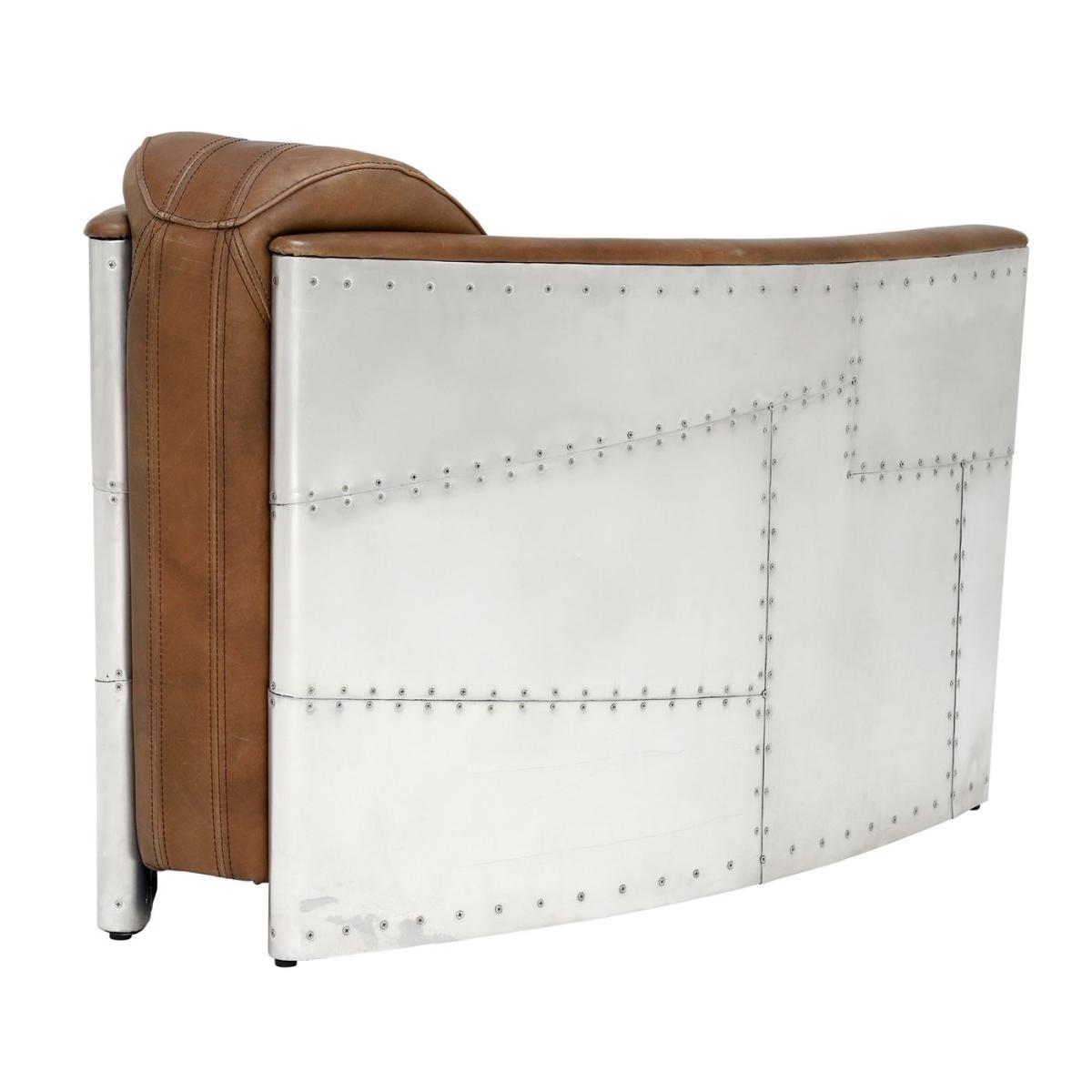 Timothy Oulton Aviator Tomcat Armchair, Brown Leather | Barker & Stonehouse – image 5