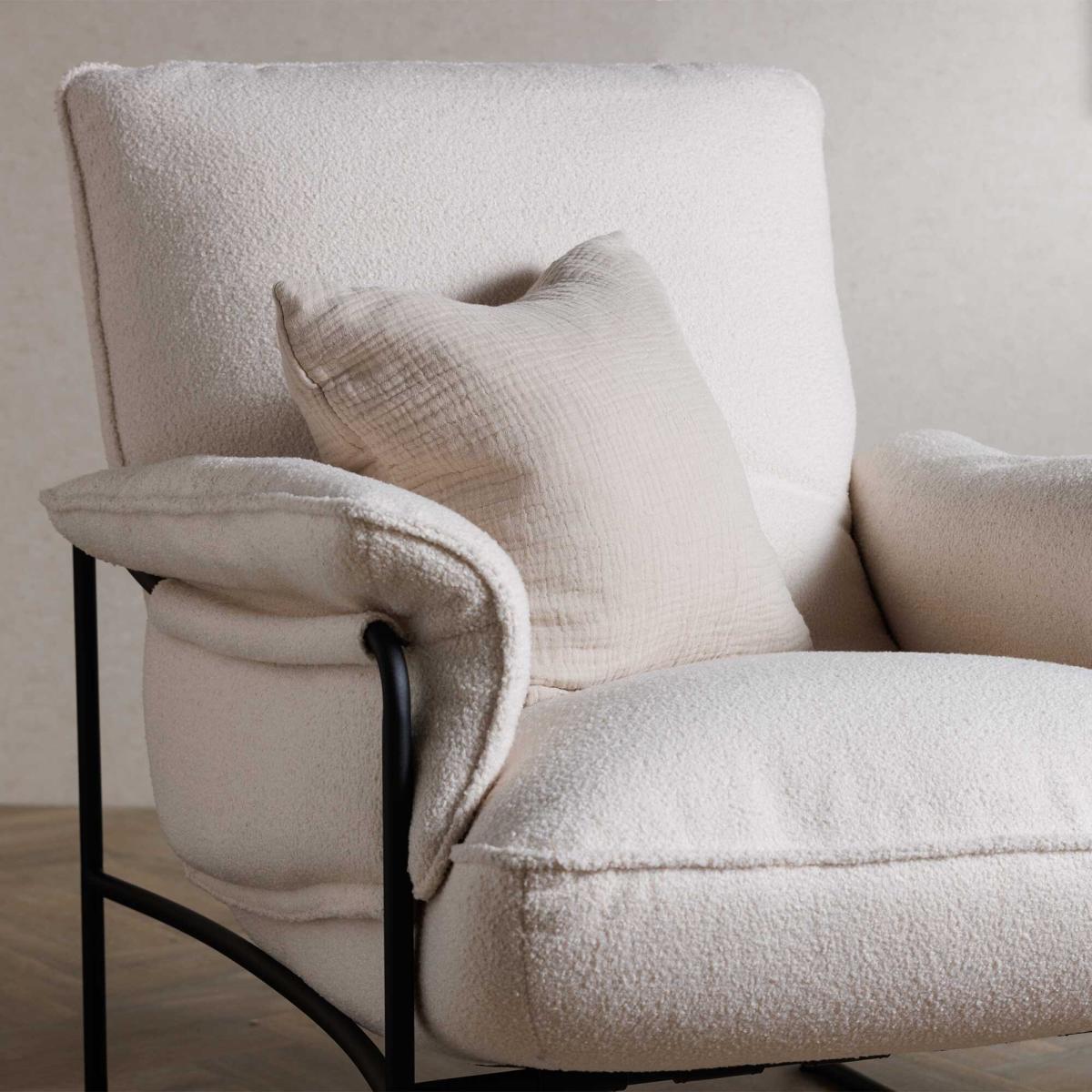 Vinci Armchair, Neutral Leather | Barker & Stonehouse – image 8