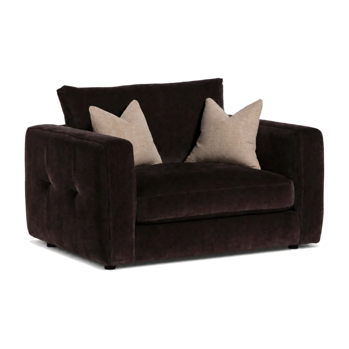 Bosham Cuddler, Brown Fabric | Barker & Stonehouse – image 1