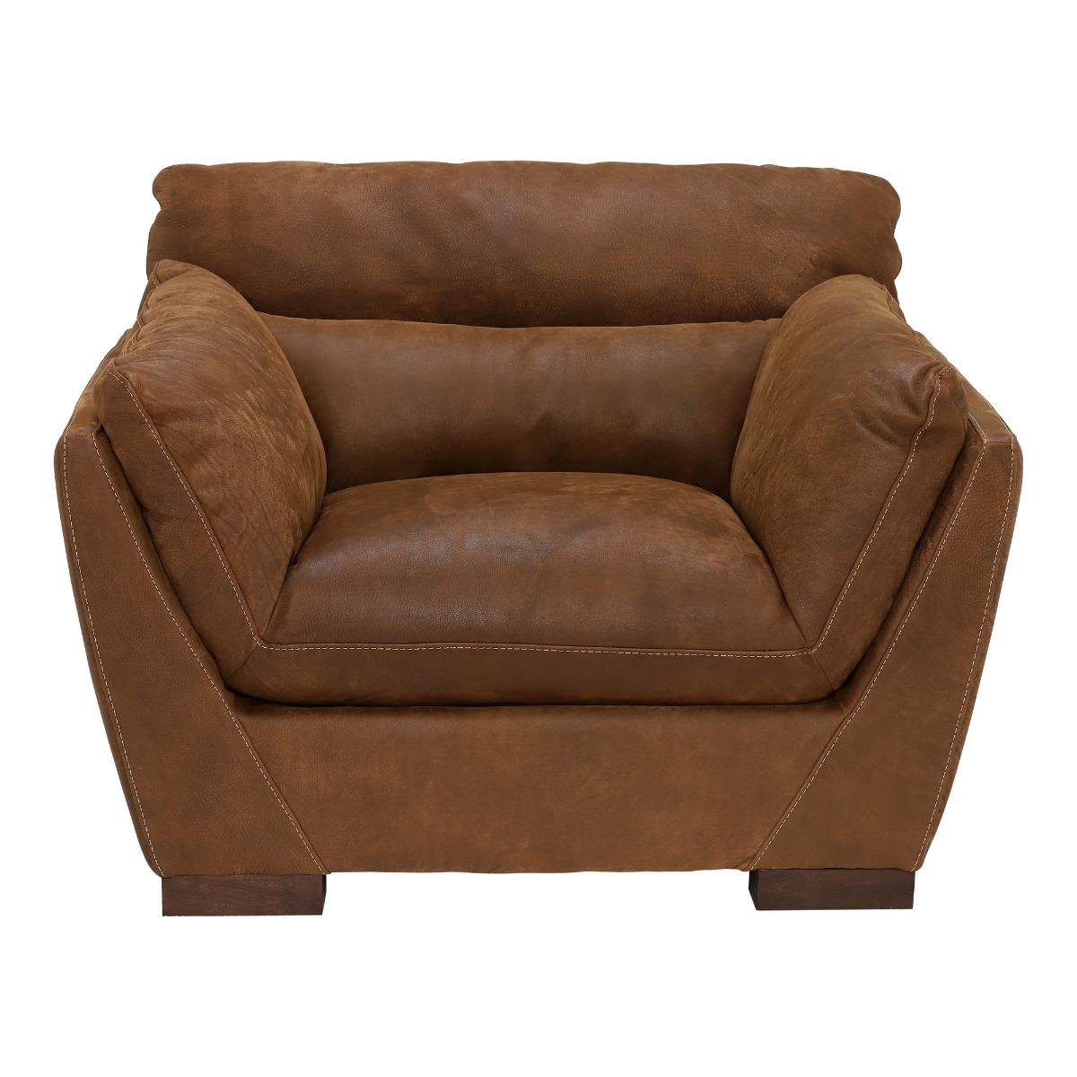 Marnie Maxi Armchair, Brown Leather | Barker & Stonehouse – image 2