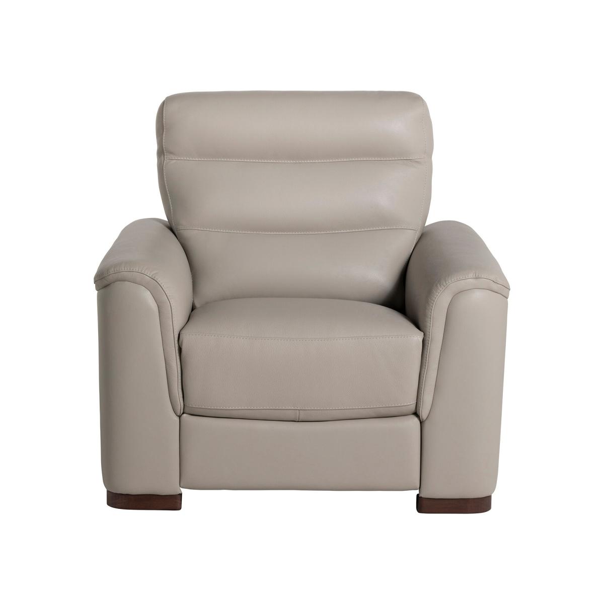 Garner Power Armchair, Grey Leather | Barker & Stonehouse – image 2