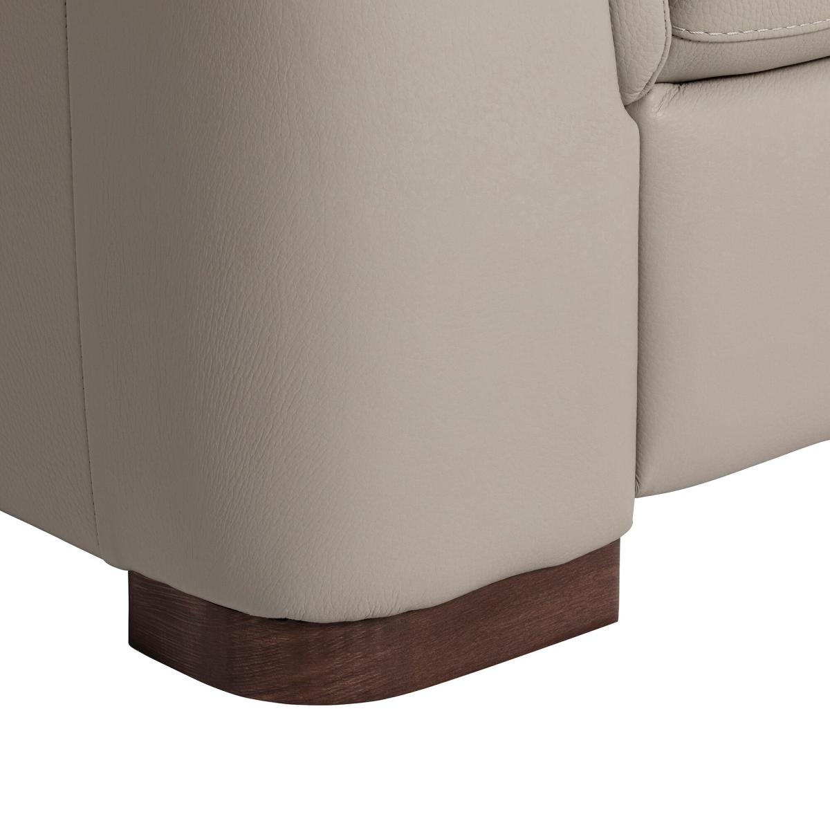 Garner Power Armchair, Grey Leather | Barker & Stonehouse – image 4