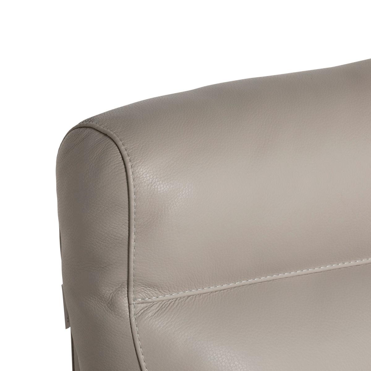 Garner Power Armchair, Grey Leather | Barker & Stonehouse – image 7