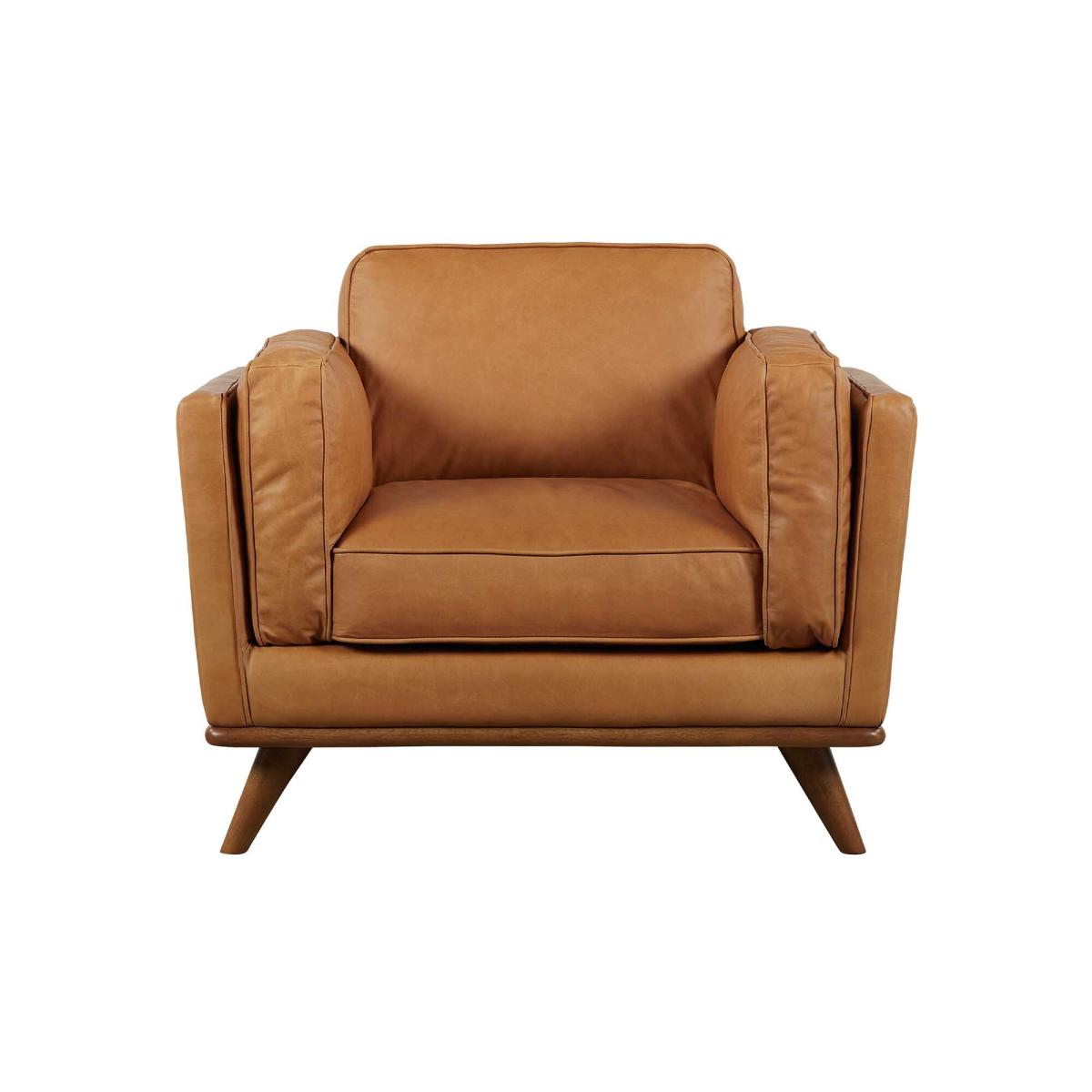 Lindrum Armchair, Brown Leather | Barker & Stonehouse – image 2