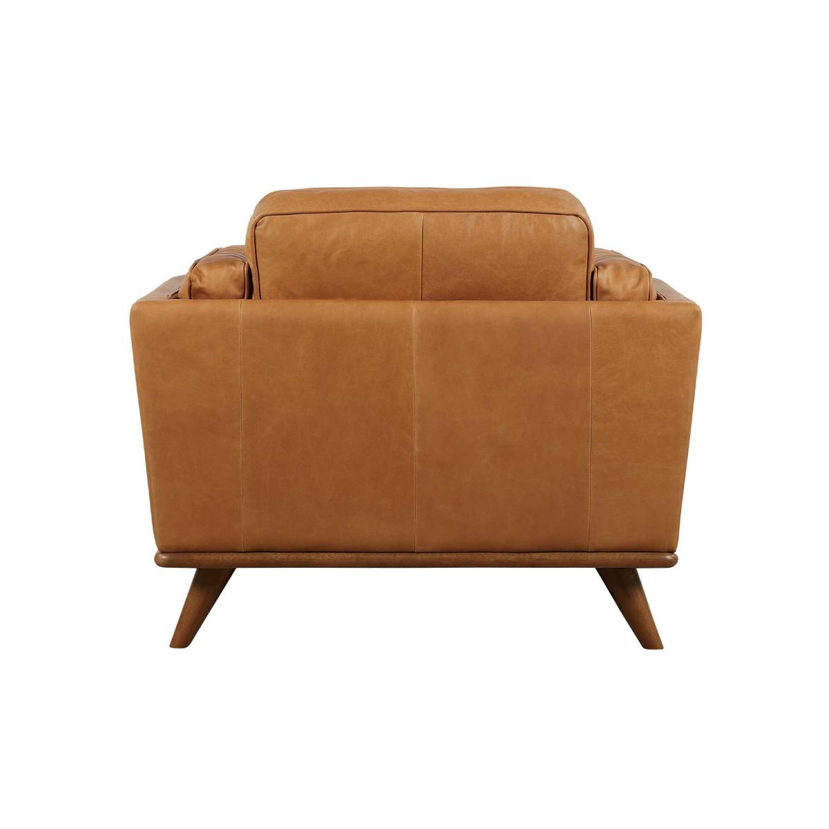 Lindrum Armchair, Brown Leather | Barker & Stonehouse – image 4