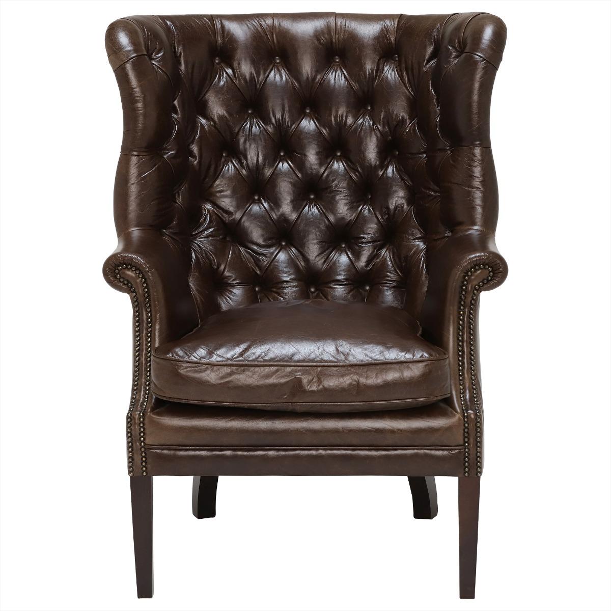 Harris Tweed Mackenzie Armchair Leather | Barker & Stonehouse – image 3