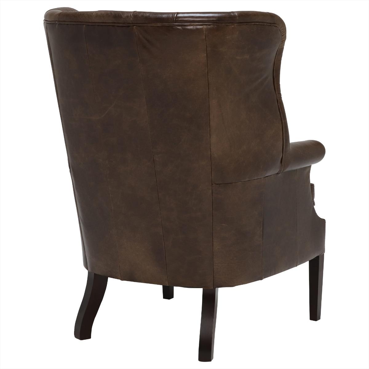 Harris Tweed Mackenzie Armchair Leather | Barker & Stonehouse – image 6