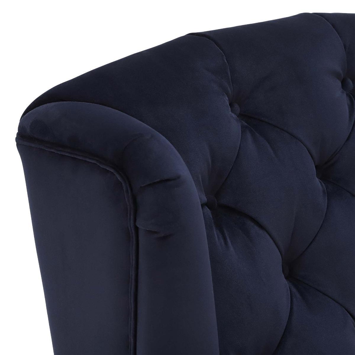 Ullswater Velvet Wing Chair – image 3