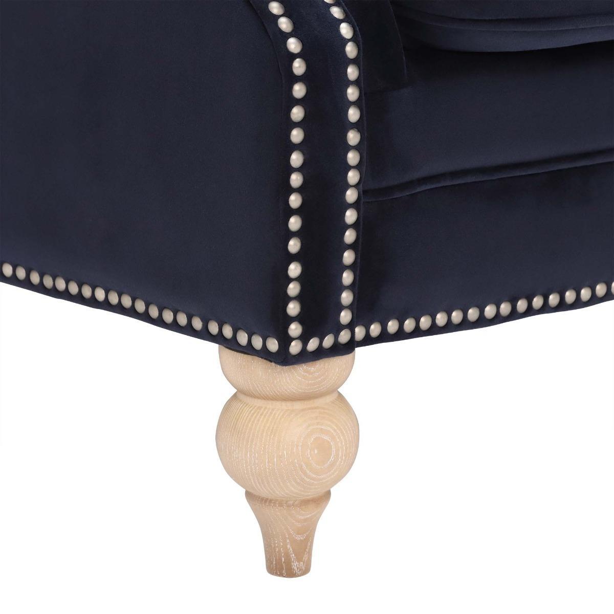 Ullswater Velvet Wing Chair – image 5