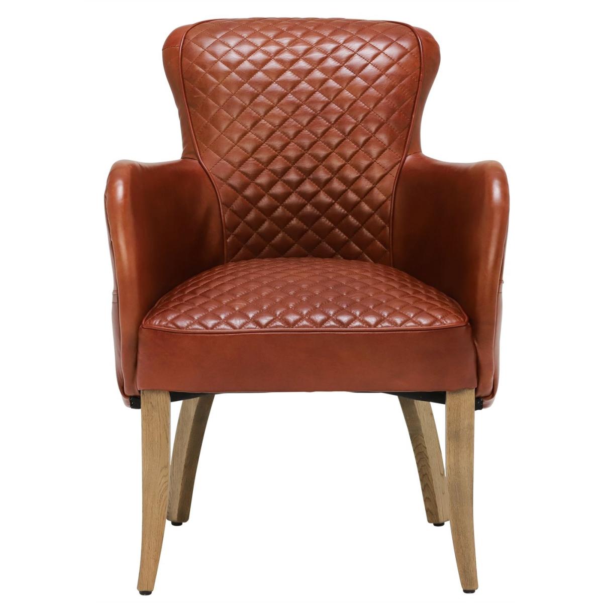 Timothy Oulton Side Saddle Leather Armchair, Red | Barker & Stonehouse – image 2