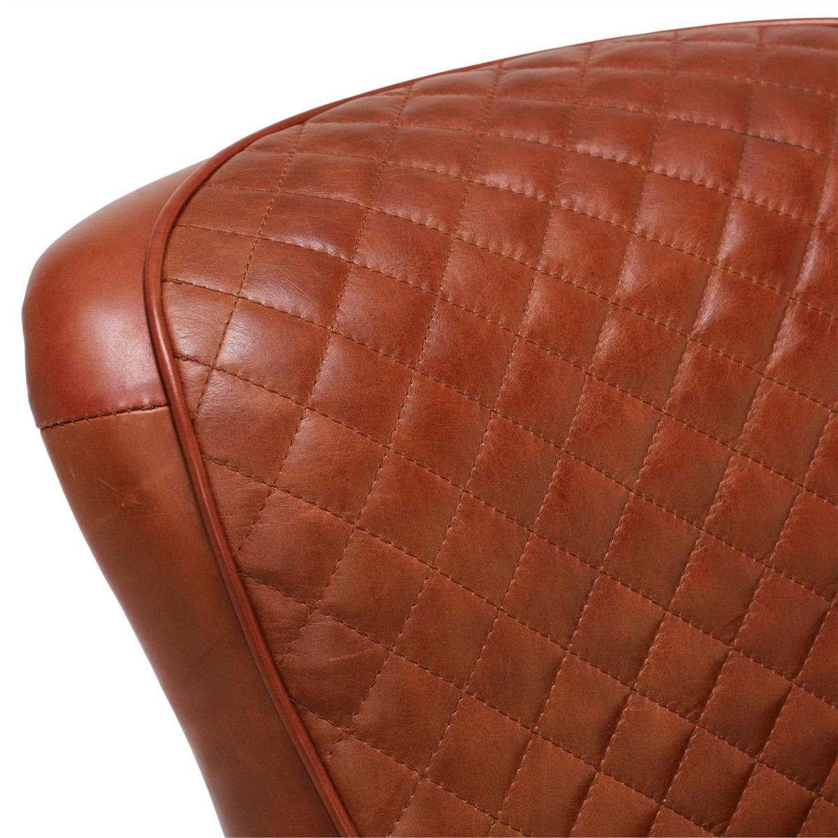 Timothy Oulton Side Saddle Leather Armchair, Red | Barker & Stonehouse – image 4
