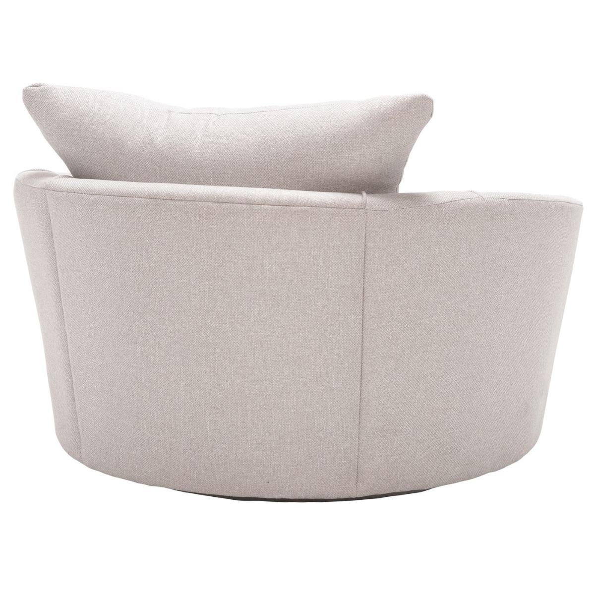 Floyd Cuddler Swivel Armchair, Neutral Fabric | Barker & Stonehouse – image 4