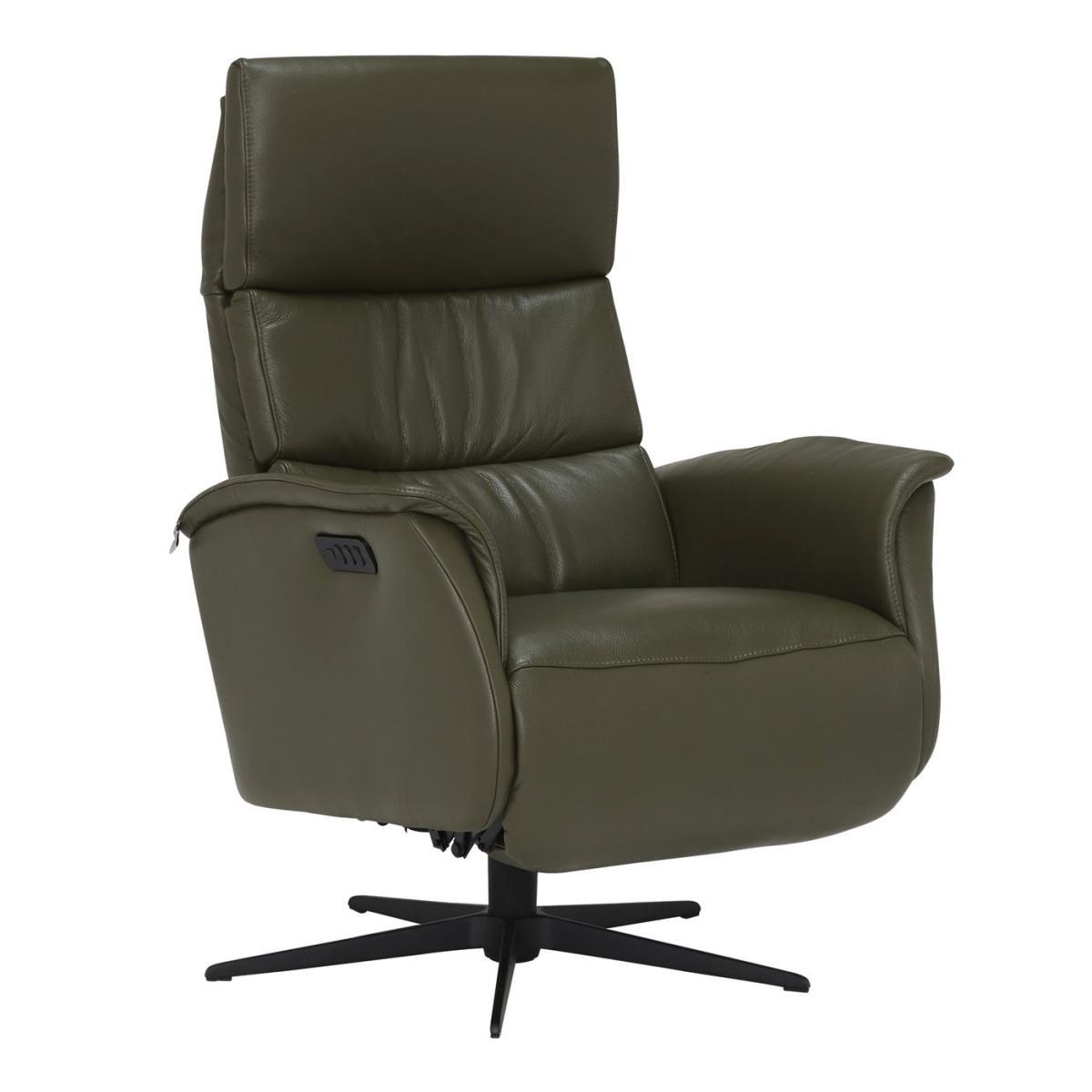 Vern Large Electric Recliner Chair, Hunter Green – image 5