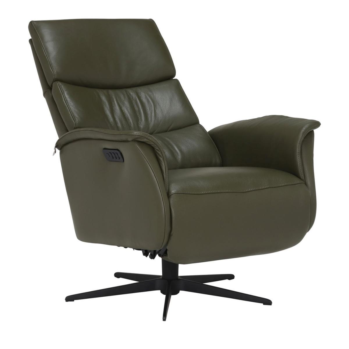 Vern Large Electric Recliner Chair, Hunter Green – image 8