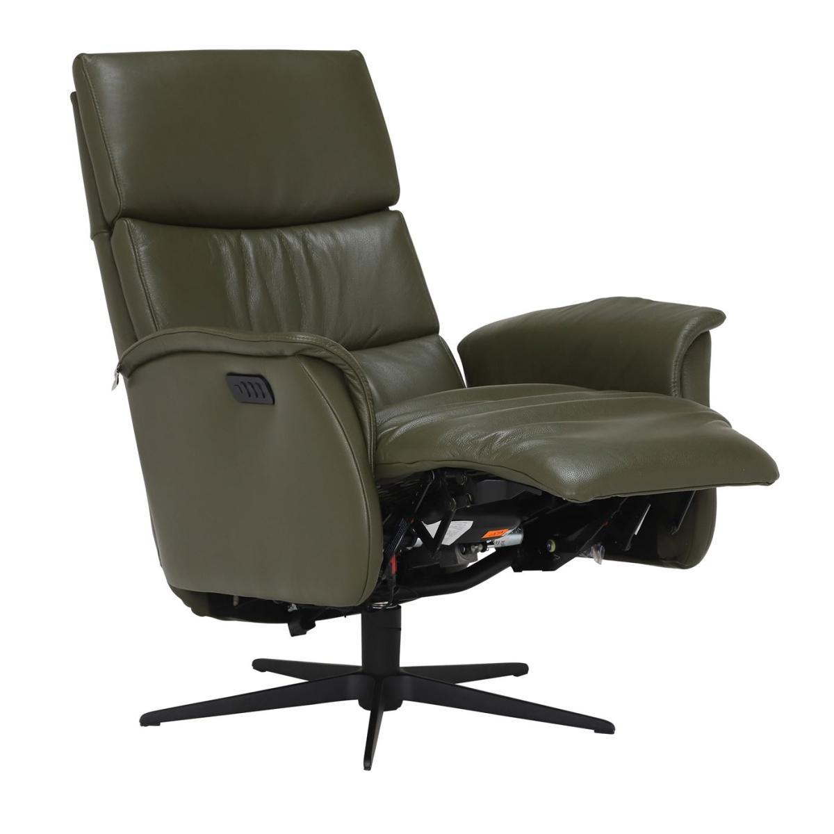 Vern Large Electric Recliner Chair, Hunter Green – image 9