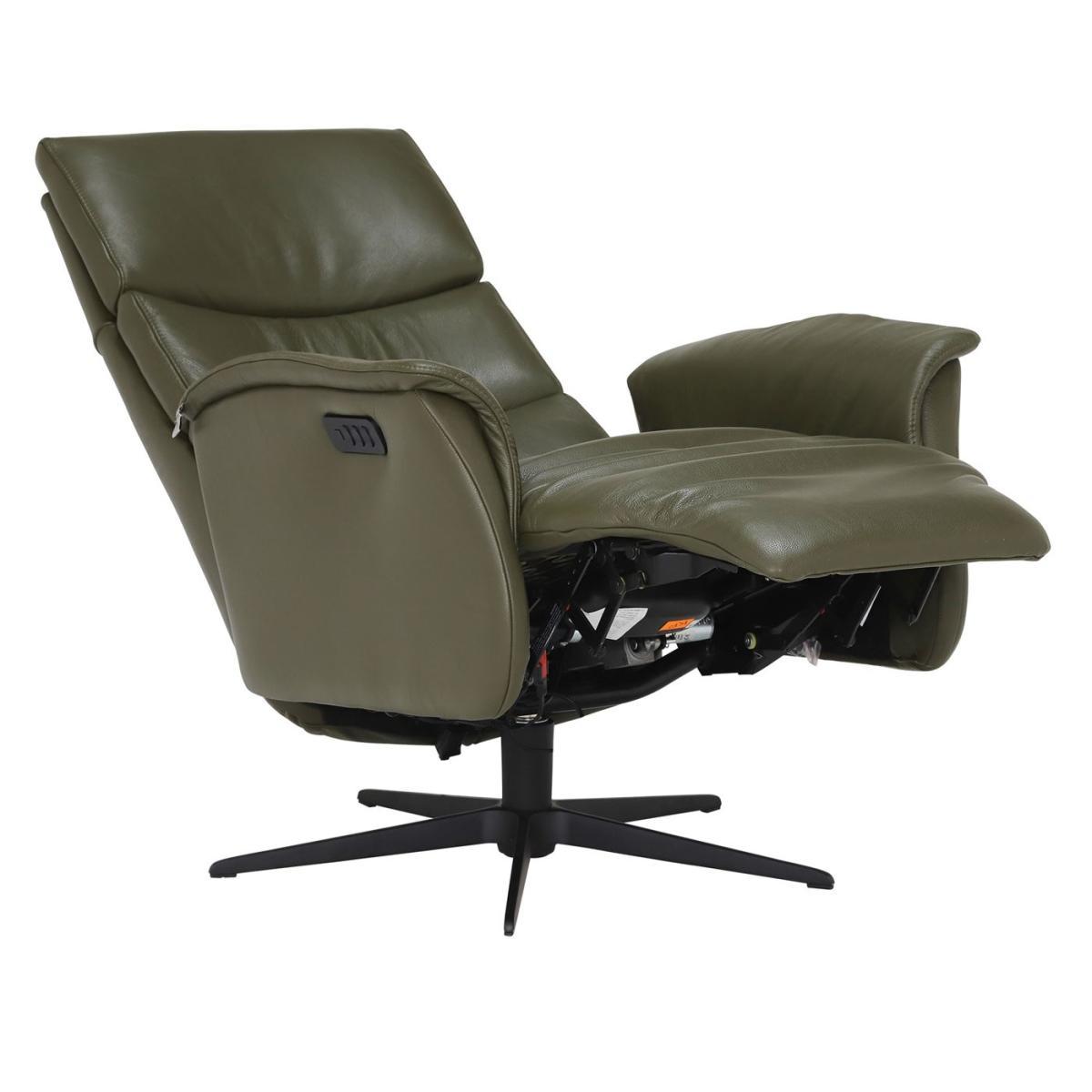 Vern Large Electric Recliner Chair, Hunter Green – image 10