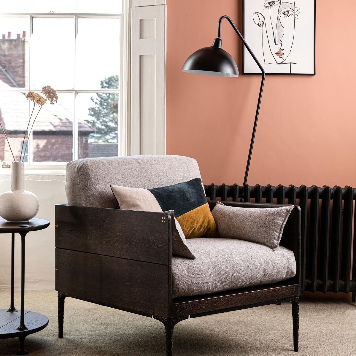 Bozan Armchair, Grey | Barker & Stonehouse – image 2