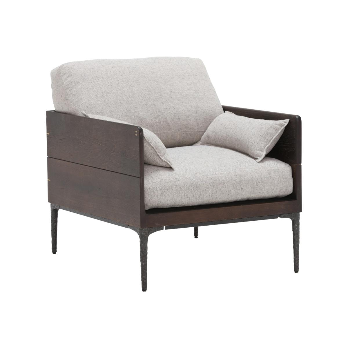 Bozan Armchair, Grey | Barker & Stonehouse – image 1