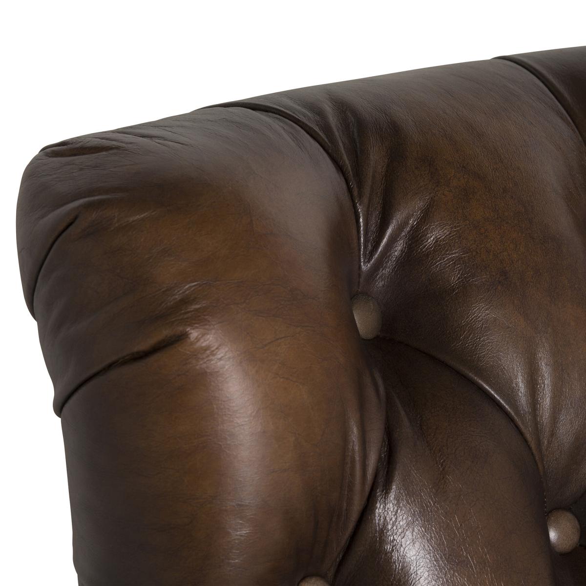 Whistler Wing Armchair, Brown Leather | Barker & Stonehouse – image 3