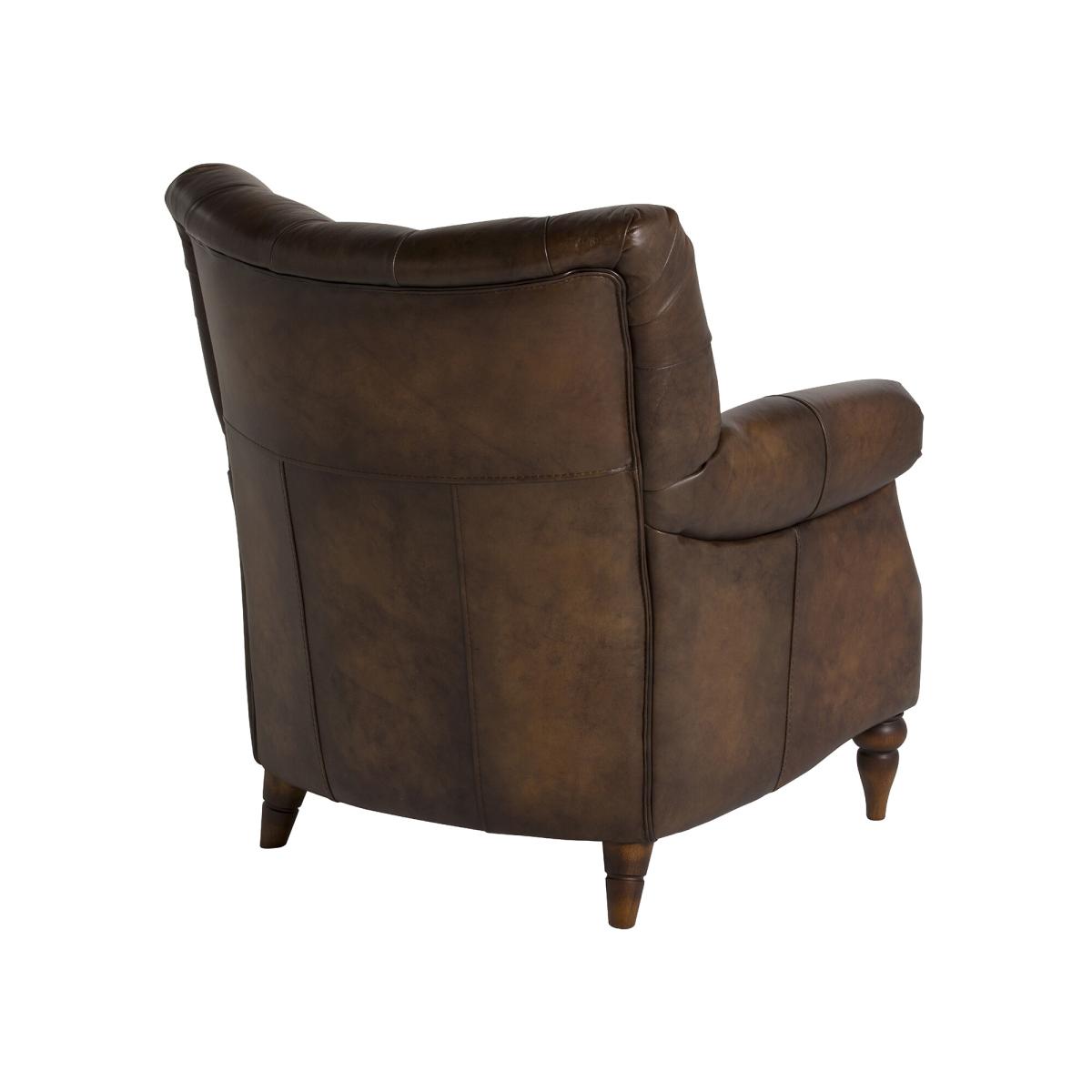Whistler Wing Armchair, Brown Leather | Barker & Stonehouse – image 5