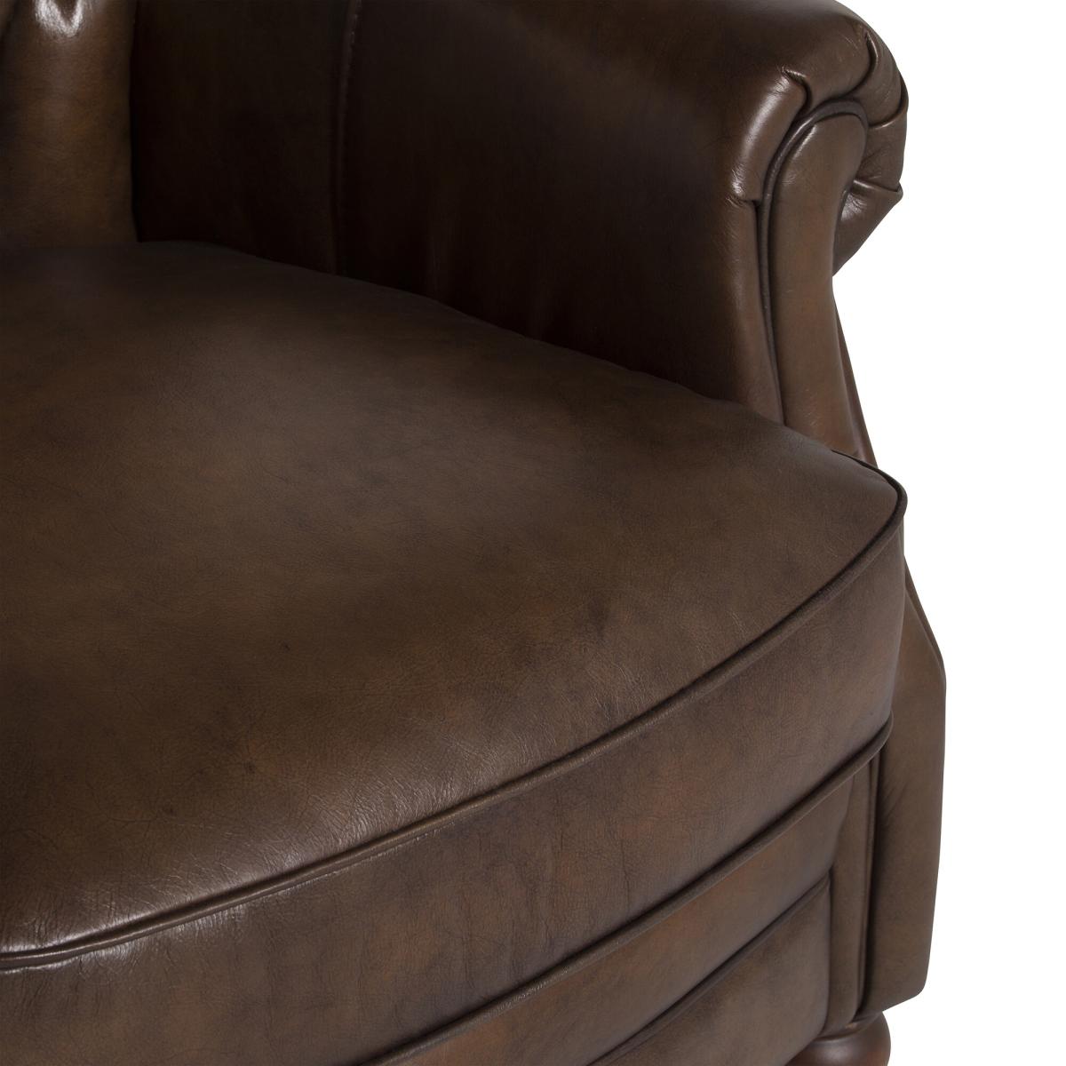 Whistler Wing Armchair, Brown Leather | Barker & Stonehouse – image 8