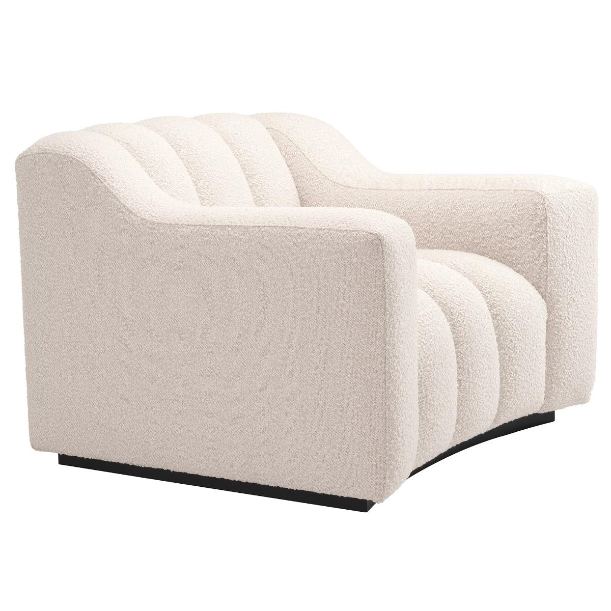 Eichholtz Kelly Armchair, White Fabric | Barker & Stonehouse – image 3