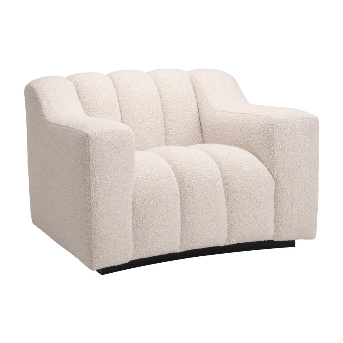 Eichholtz Kelly Armchair, White Fabric | Barker & Stonehouse – image 1