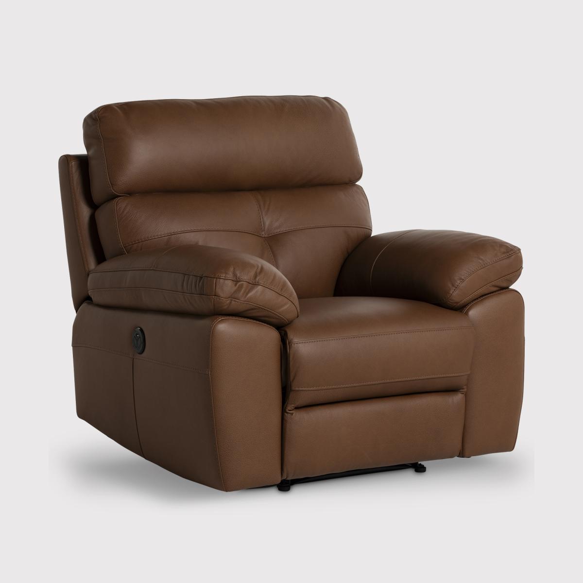 Holborn Power Recliner Armchair, Brown | Barker & Stonehouse – image 1